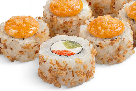 Ролл Нагато со спайси соусом