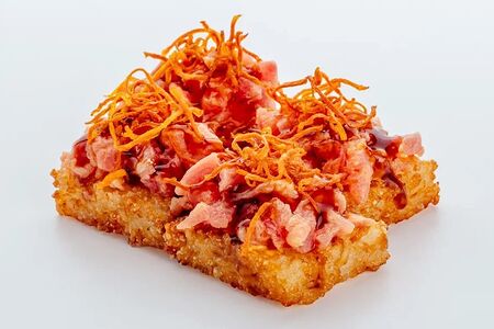 Якимэси с тунцом и пряной морковью