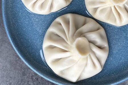 Хинкали с сыром и грибами