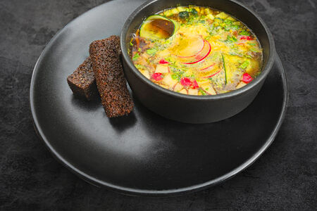 Окрошка на квасе