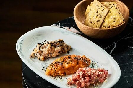 Трио рыбных тартаров