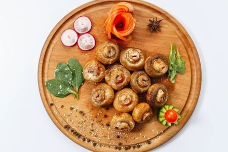 Шампиньоны на углях