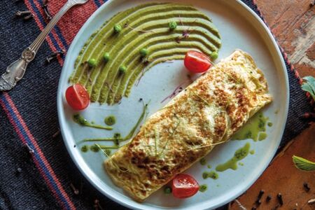 Омлет с жюльеном 