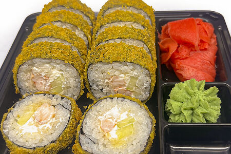 Ролл Цезарь с креветкой