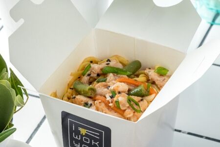 Вок удон с курицей