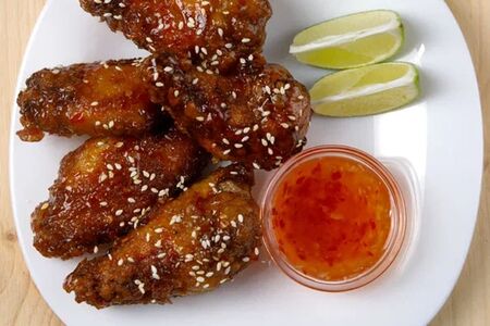 Крылья в соусе Сладкий чили 
