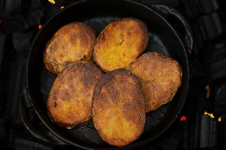 Картофель в Тандыре