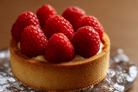 Тарт с ливанской малиной