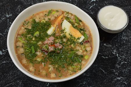 Окрошка на квасе