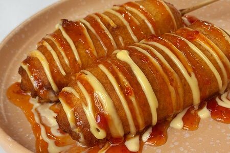 Корн-дог с куриной колбаской