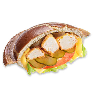 Уфо бургер Спайси чиз чикен