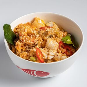 Жареный рис в соусе том ям