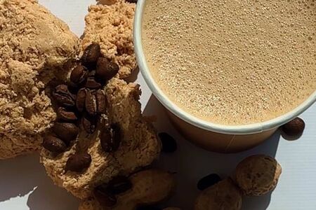 Авторский кофе с арахисовой халвой