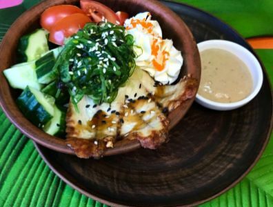 Боул сливочный с угрём