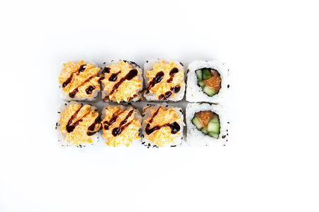 Яки с лососем