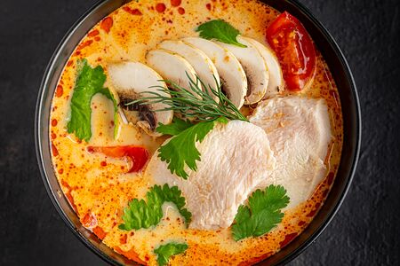 Суп Том кха с куриным филе