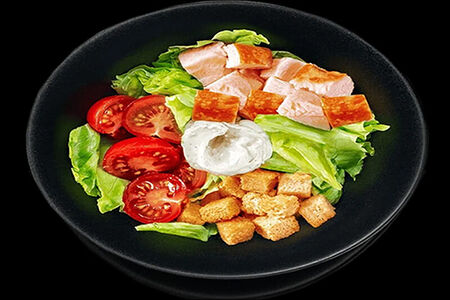 Салат Цезарь с курицей