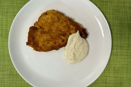 Куриная грудка по-техасски с чесночным соусом