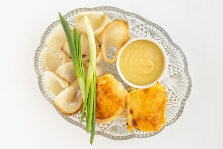 Сало с ржаным хлебом