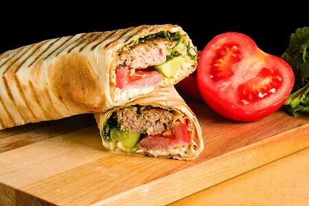 С куриным люля и аджикой