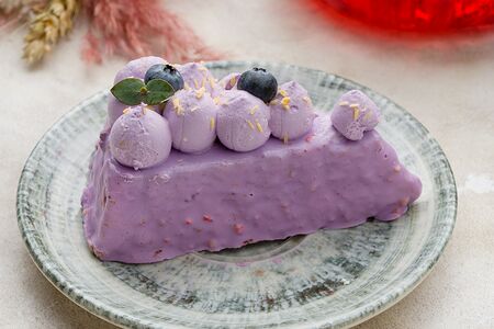 Чизкейк Черника-апельсин