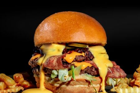 Двойной сладко-острый бургер