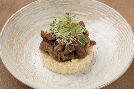 Телятина с булгуром