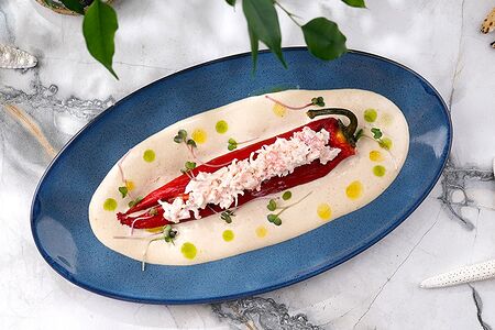 Перец рамиро с крабом 