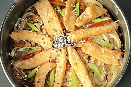 Удон с курицей Терияки