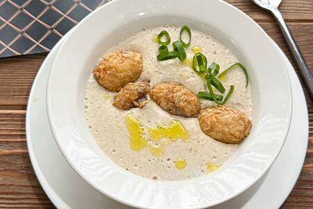 Крем-суп с шампиньонами