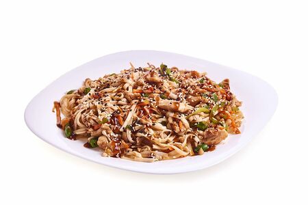 Удон с курицей