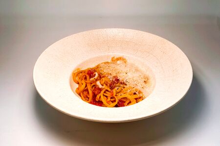 Паста с кальмаром