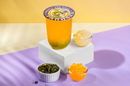 Бабл ти Апельсин-яблоко