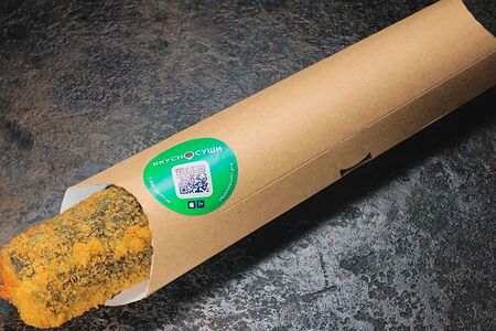 Японская шаверма в темпуре с жареным лососем