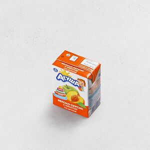 Детский сок Агуша Яблоко-персик с мякотью