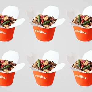 Party wok курица в кисло-сладком соусе с лапшой соба