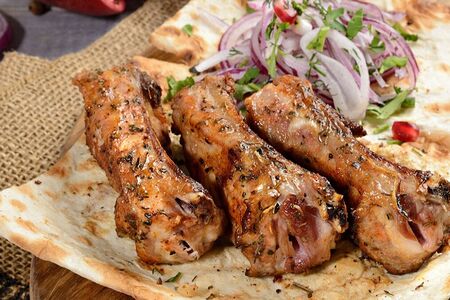 Шашлык из свиных рёбер