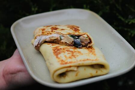 КУРИЦА - ГРИБЫ - ЗЕЛЕНЬ