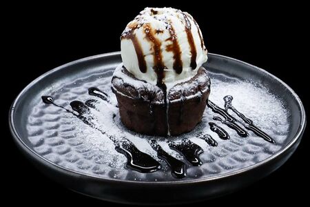 Шоколадный фондан 