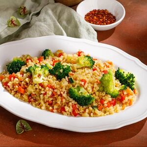 Булгур с овощами