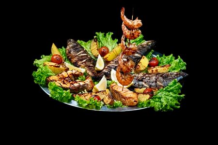 Ассорти из рыбы на углях №2