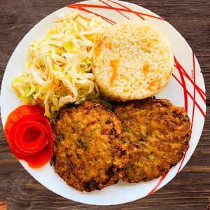 Чаран с гарниром