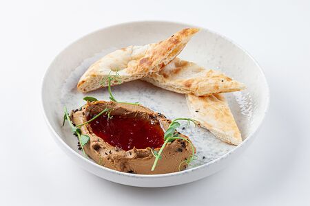 Паштет куриный с вареньем из роз