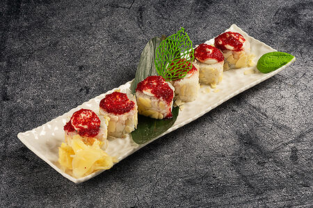 Ролл ананас креветка