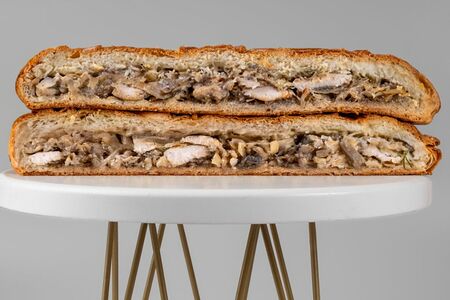 Курник с капустой и грибами