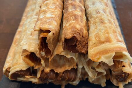 Трубочка со сгущенкой 