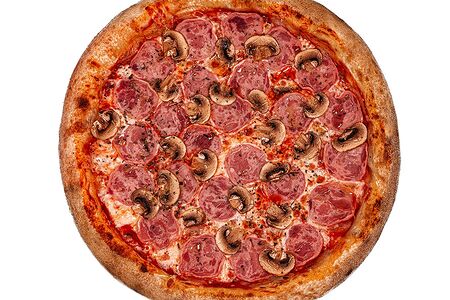 Ветчина, грибы и трюфельное масло