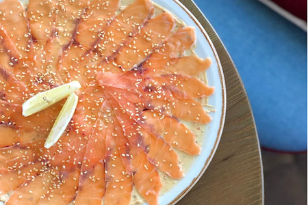 Карпаччо из семги