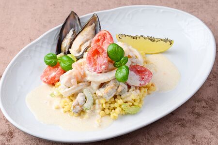 Соте из морепродуктов 