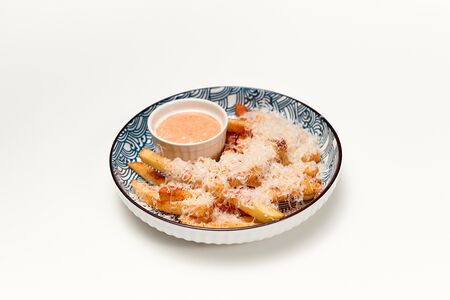 Картофель фри с манговым айоли